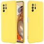 Mobigear Rubber Touch POCO X3 GT Silikon Hülle Backcover - Gelb
