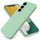 Mobigear Rubber Touch Samsung Galaxy S24 FE Silikon Hülle Backcover - Grün