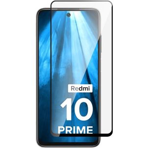 Mobigear Premium Xiaomi Redmi 10 4G Panzerglas Gehärtetes Glas Displayschutz - Hüllenfreundlich - Schwarz
