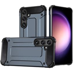 Mobigear Outdoor Samsung Galaxy S24 Hülle Hardcase Backcover Stoßfest - Marineblau