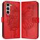 Mobigear Butterfly Samsung Galaxy Z Fold 6 Hülle Klapphülle Geldbörse - Rot