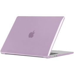 Mobigear Glossy MacBook Air 15 Zoll (2023-2025) Hardcase Hülle MacBook Case - Lila - Model A2941 / A3114 / A3241