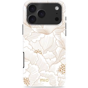 MIO iPhone 17 Pro MagSafe Hülle Hardcase Backcover - White Roses