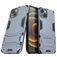 Mobigear Armor Stand iPhone 13 Hülle Hardcase Backcover Stoßfest mit Ständer - Blau