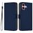 Mobigear Urban Wallet iPhone 16 Hülle Klapphülle Geldbörse - Marineblau