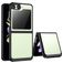Mobigear Crystal Samsung Galaxy Z Flip 5 Hülle Hardcase Backcover - Transparent / Schwarz