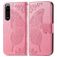 Mobigear Butterfly Sony Xperia 5 IV Hülle Klapphülle Geldbörse - Pink