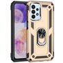 Mobigear Armor Ring Samsung Galaxy A23 Hülle Hardcase Backcover Stoßfest mit Ringhalter - Gold