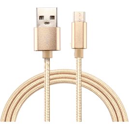 Mobigear Nylon USB-A auf USB-C Kabel 3 Meter - Gold Mobigear Nylon USB-A auf USB-C Kabel 3 Meter - Gold