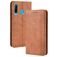 Mobigear Sensation Huawei P Smart Plus (2019) Hülle Klapphülle Geldbörse - Cognac