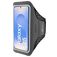 Mobiparts Comfort Fit Handyhalterung Joggen Samsung Galaxy S25 Sporthülle Neopren Sportarmband - Schwarz
