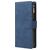 Mobigear Zipper Samsung Galaxy A71 Hülle Klapphülle Geldbörse - Blau