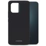 Mobilize Rubber Gelly OPPO A6 Hülle Flexibles TPU Backcover - Schwarz