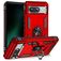 Mobigear Armor Ring Google Pixel 8a Hardcase Backcover Shockproof mit Ringhalter - Rot
