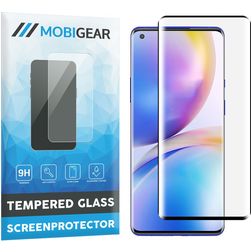 Mobigear Curved OnePlus 9 Pro Panzerglas Displayschutz - Hüllenfreundlich - Schwarz