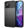 Mobigear Groove iPhone 12 Pro Max Hülle Flexibles TPU Backcover - Schwarz