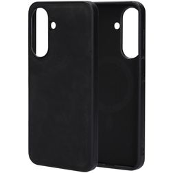 Mobiparts Classic Samsung Galaxy A27 MagSafe Hülle TPU,Kunstleder Backcover - Graphite Black