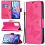 Mobigear Butterfly POCO M4 Pro 5G Hülle Klapphülle Geldbörse - Magenta