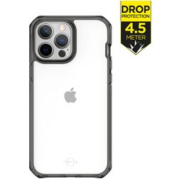 ITSkins SupremeClear iPhone 13 Pro Max Hülle Hardcase Backcover Stoßfest - Transparent / Schwarz