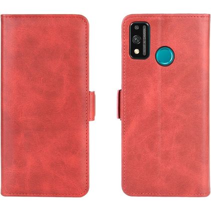 Mobigear Slim Magnet HONOR 9X Lite Hülle Klapphülle Geldbörse - Rot