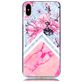 Mobigear Marble Durchsichtig iPhone XS Max Hülle Flexibles TPU Backcover - Blumen