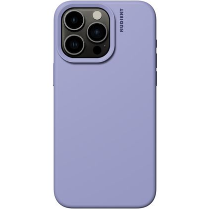 Nudient Base iPhone 15 Pro Max Silikon Backcover - Soft Purple