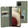 Mobiparts Classic Wallet Samsung Galaxy A12 Hülle Klapphülle Geldbörse - Stone Green
