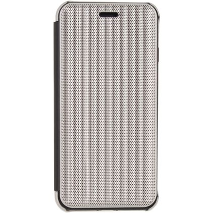 Mobilize Elegant Book iPhone XS Hülle Klapphülle - Silber