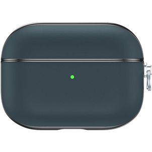 Valenta Snap Apple AirPods Pro 1 Hülle Echtes Leder - Blau