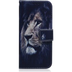 Mobigear Design Samsung Galaxy S10 Lite Hülle Klapphülle Geldbörse - Löwe