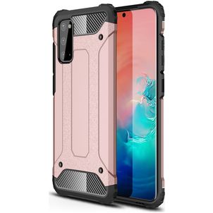 Mobigear Outdoor Samsung Galaxy S20 Hülle Hardcase Backcover Stoßfest - Roségold