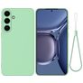 Mobigear Rubber Touch Samsung Galaxy S25 FE Silikon Backcover - Grün