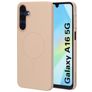Mobiparts Slim Line Samsung Galaxy A16 MagSafe Hülle Hardcase Backcover - Dune Sand