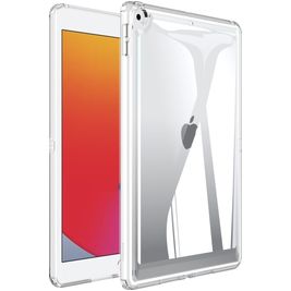 Mobigear Crystal iPad 7 (2019) Hardcase Hülle Backcover - Transparent / Weiß