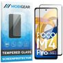 Mobigear Premium POCO M4 Pro 5G Panzerglas Gehärtetes Glas Displayschutz - Hüllenfreundlich - Schwarz