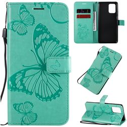 Mobigear Butterfly Samsung Galaxy S10 Lite Klapphülle Portemonnaie - Türkis