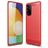 Mobigear Brushed Slim Samsung Galaxy A82 5G Hülle Flexibles TPU Backcover - Rot