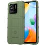 Mobigear Rugged Shield Xiaomi Redmi 10C Hülle Flexibles TPU Backcover Stoßfest - Grün