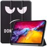Mobigear Tri-Fold iPad Pro 11 Zoll (2021) Hülle Klapphülle - Do Not Touch