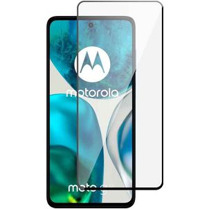 Mobigear Premium Motorola Moto G82 Panzerglas Gehärtetes Glas Displayschutz - Hüllenfreundlich - Schwarz