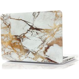 Mobigear Marble MacBook Pro 15 Zoll (2008-2012) Hardcase Hülle MacBook Case - Braun - Model A1260 / A1286