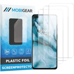 Mobigear OnePlus Nord Displayschutz Schutzfolie - Hüllenfreundlich (3er Pack)