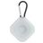 Mobigear Square Key Apple AirTag Hülle Flexibles Silikon Schlüsselanhänger - Transparent