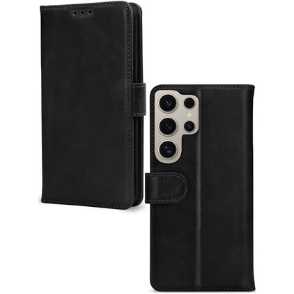 Mobilize Premium Gelly Wallet Samsung Galaxy S24 Ultra Hülle Klapphülle Geldbörse - Schwarz