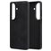 Mobiparts Classic Samsung Galaxy S26 MagSafe TPU / Kunstleder Backcover - Graphite Black