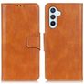Mobigear Classy Samsung Galaxy A54 Hülle Klapphülle Geldbörse - Cognac