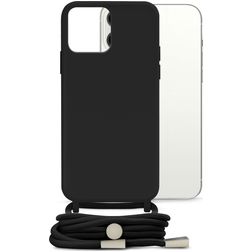 Mobilize Lanyard Gelly iPhone 13 Pro Max Flexibles TPU Handykette - Schwarz