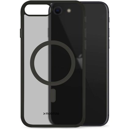 Mobilize Hybrid Pro iPhone 8 MagSafe Hülle Hardcase Backcover Stoßfest - Schwarz