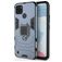 Mobigear Armor Ring Realme C21Y Hülle Hardcase Backcover Stoßfest mit Ringhalter - Blau