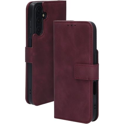 Mobiparts Classic Wallet Samsung Galaxy A15 5G Hülle Klapphülle Geldbörse - Velvet Red